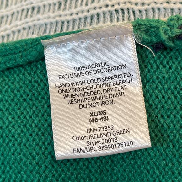 Jolly Sweaters Barfing Unicorn Santa Ugly Christmas Sweater Size XL NWOT - Picture 5 of 5